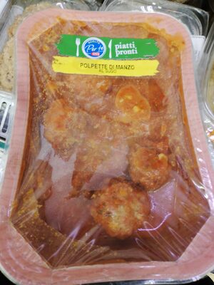 Polpette di manzo al sugo crai