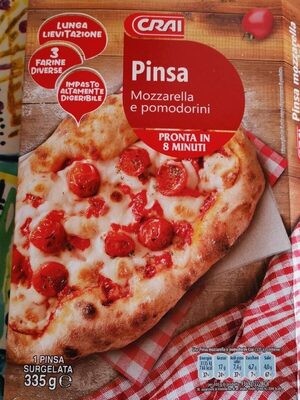 Pinza con Mozzarella e pomorini front packaging