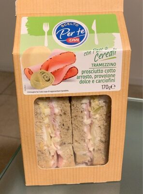 Tranezzino Prosciutto provolone carciofini