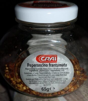 Peperoncino frantumato front packaging