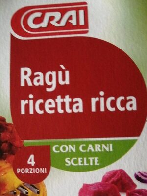Ragu ricetta ricca front packaging