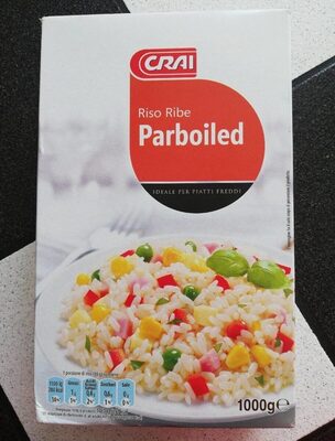 Riso ribe parboiled front packaging