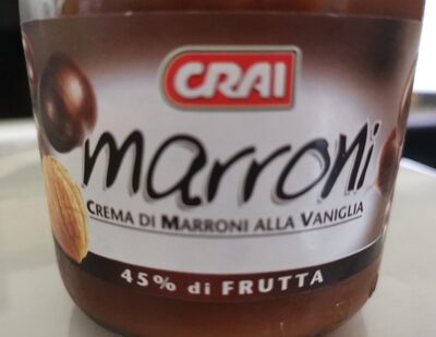 Crema di marroni alla vaniglia