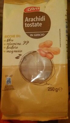 Arachidi tostate in guscio