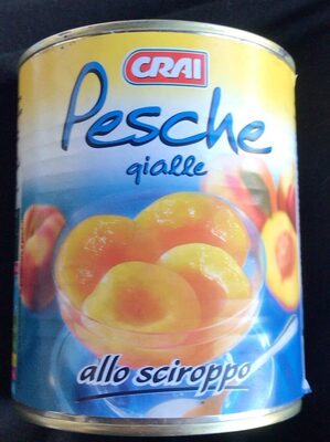 Pesche gialle al sciroppo