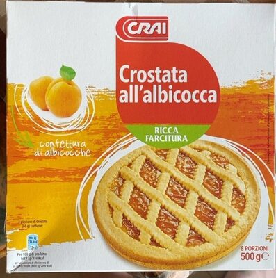 Crostata all’albicocca front packaging