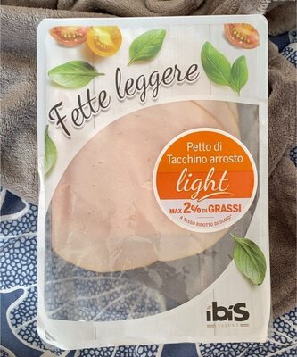 Fette leggere petto di tacchino arrosto front packaging