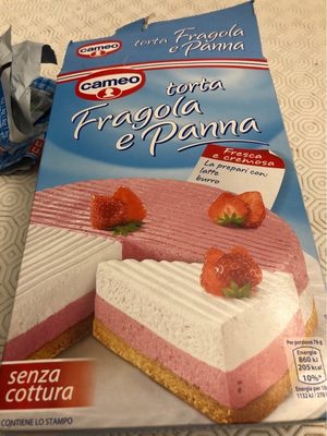 Torta fragola e panna