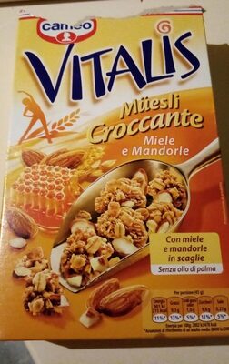 Vitali musli croccante front packaging