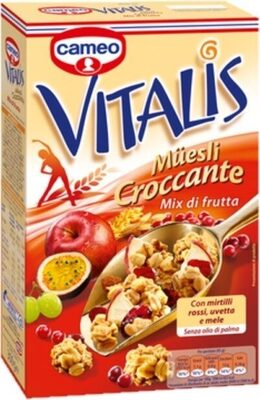 Müesli croccante mix di frutta