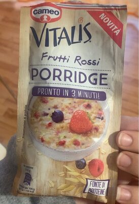 Porridge frutti rossi