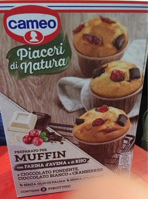 Préparation pour muffins front packaging
