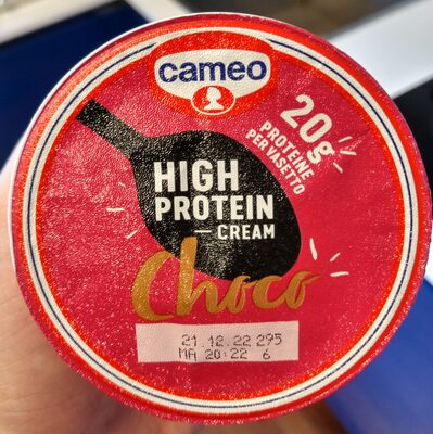 High protein cream choco