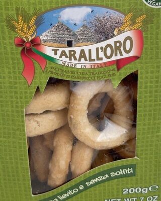 Taralli al finocchio front packaging
