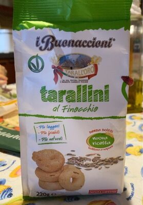 Tarallini al finocchio front packaging