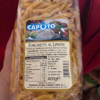 Torchietti al limone