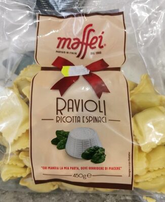 Ravioli ricotta e spinaci