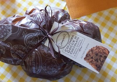 Colomba gocce di cioccolato front packaging