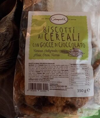 Biscotti ai Cereali con Gocce di Cioccolato
