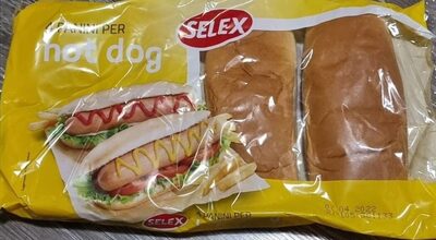 Hot dog SELEX front packaging