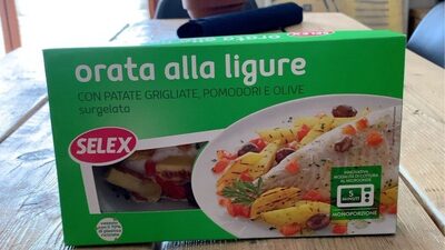 Orata alla ligure front packaging
