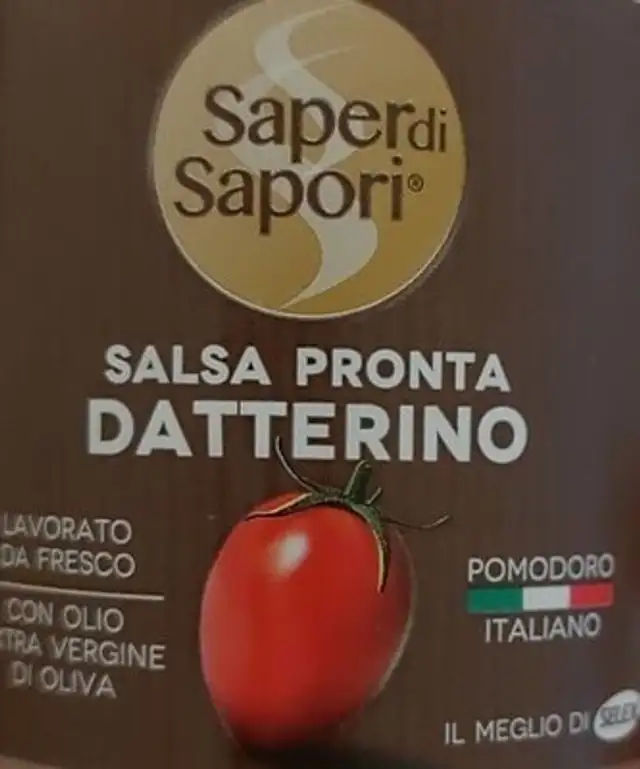 Salsa pronta datterino front packaging