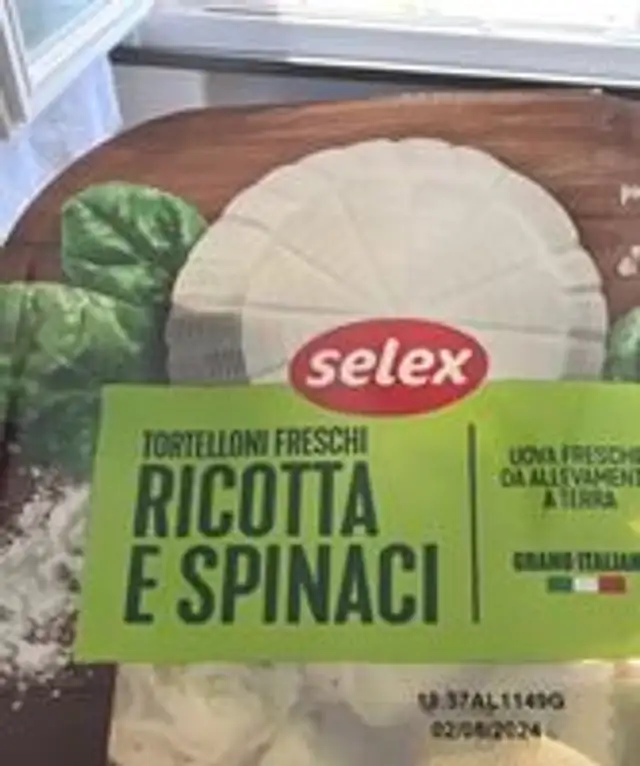 Tortellini ricotta e spinaci