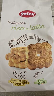 Frollini con riso e latte