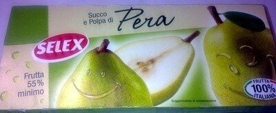 Succo e polpa di pera SELEX front packaging