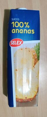 Succo 100% ananas front packaging