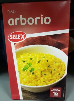 Selex riso arborio front packaging