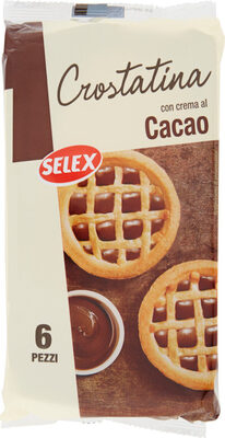 Crostatine con crema al cacao