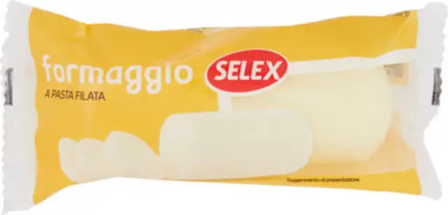 Formaggio a pasta filata front packaging
