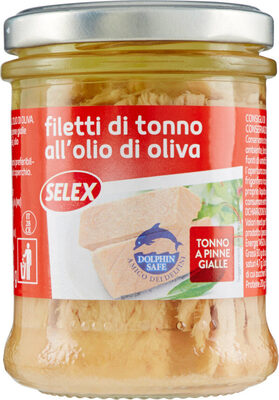 Filetti di tonno all'olio di oliva front packaging