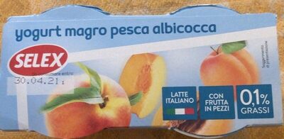 Yogurt magro pesca albicocca