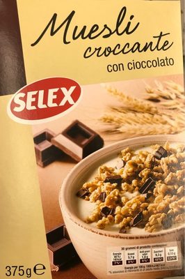 Muesli croccante con cioccolato