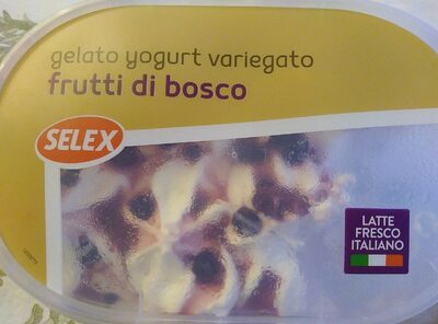 Gelato yogurt variegato frutti di Bosco front packaging