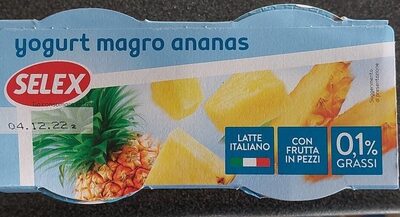 Yogurt magro ananas