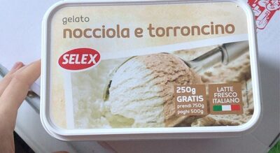 Gelato nocciola e torroncino