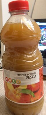 Succo e polpa di pesca front packaging