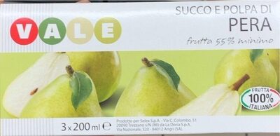 Vale Succo e Polpa di Pera