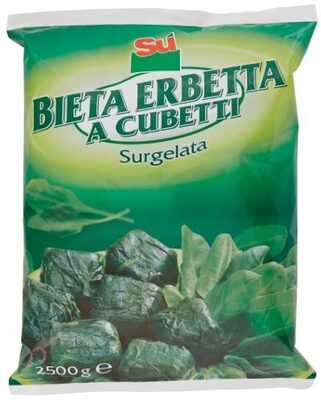Bieta erbetta in foglie porzionata surgelata