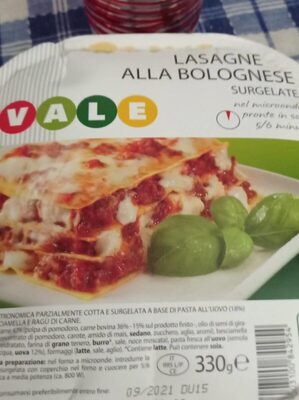 Lasagne alla bolognese surgelate