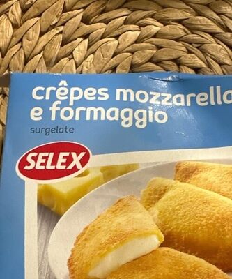 Crepes mozzarella e formaggio front packaging