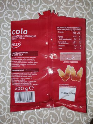 Caramelle gommose gusto cola