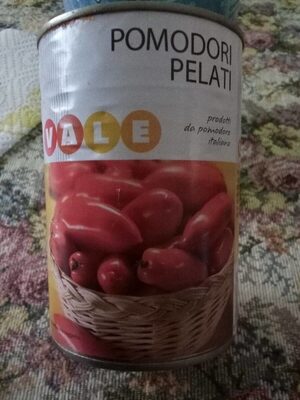 Pomodori pelati front packaging