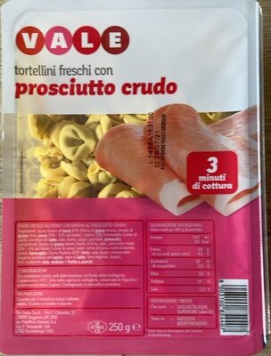 Tortellini freschi con Prosciutto Crudo