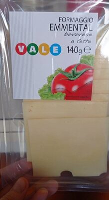 Formaggio Emmental bavarese a fette