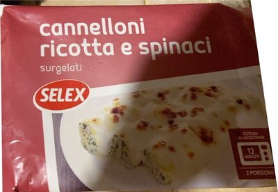 Cannelloni ricotta e spinaci front packaging