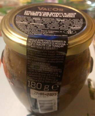 Cipolle borettane in salsa d’aceto balsamico farcite con tonno